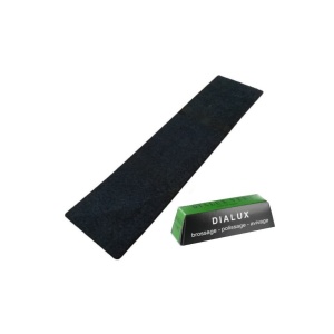 SP120x30.1 Set strop din piele pentru ascutire 120x30 mm cu pasta de ascutire Chrox/Dialux Verde - Img 4