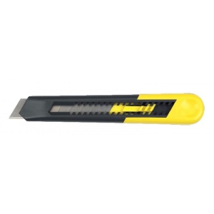 Stanley 0-10-150, Cutter cu blocare prin glisare, dispozitiv de rupere a lamei, 130mm + o lama segmentata 9mm - Img 2