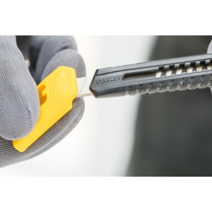 Stanley 0-10-150, Cutter cu blocare prin glisare, dispozitiv de rupere a lamei, 130mm + o lama segmentata 9mm - Img 7