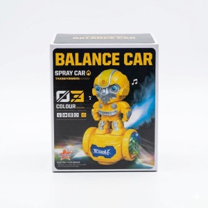 Jucarie interactiva Balance Car Spray model 0716, Plastic, Sunete si Lumini, diverse culori - Img 2