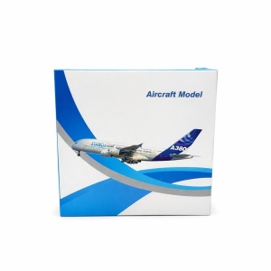 Macheta avion metalica de colectie cu suport, design realist - Img 2