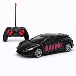 Masina RC racing neagra cu telecomanda, Racing car, model sport copii 3+ - Img 2