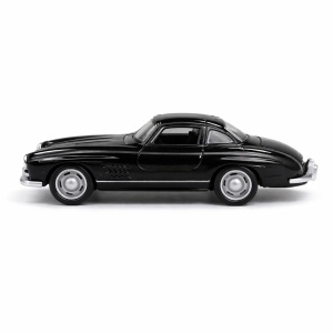 Masinuta metalica clasica neagra, die cast, 15.5x7 cm, model vintage realist cu usi functionale - Img 2