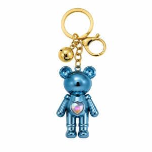 Set 12 Brelocuri Ursuleț 6 cm – Mix Culori Metalizate, Accesorii Premium pentru Chei și Genți - Img 2