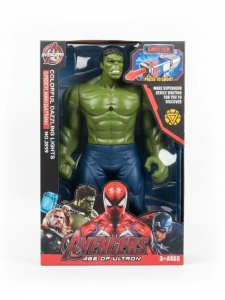 Figurina supererou verde gigant cu efect luminos si sunet, copii 3+
