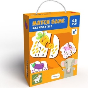 Joc educativ de matematica- puzzle asociere numere 45 piese - Img 2
