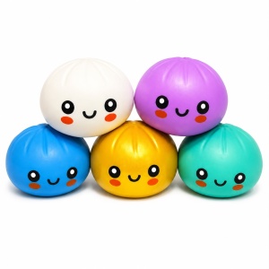 Jucărie Antistres Squishy Dumpling Gigant 15cm – Extra Moale, Elastică, Culoare Aleatorie - Img 2