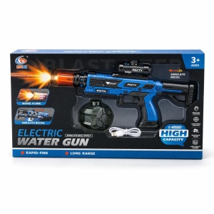 Pistol electric cu apă, capacitate mare, albastru, funcție automată - Img 2