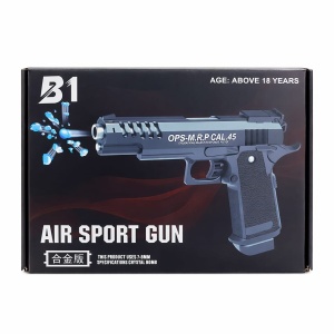 Pistol jucarie tip air sport, model realist, design ergonomic, negru