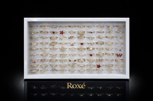 Set 100 inele aurii dama, modele diverse, marime reglabila, colectie eleganta ROXE - Img 2