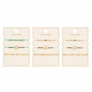 Brățări decorative pentru copii, diverse culori, set de 10
