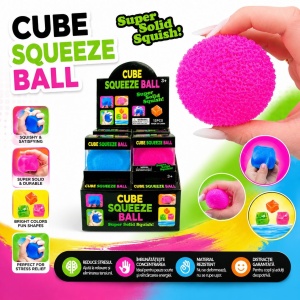 Jucărie Antistres Minge Squishy 5,5cm – Fidget Toy Moale și Elastic, pentru Relaxare - Img 2