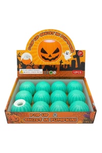 Jucărie Antistres Squishy Pop-Up Fantomă în Dovleac – Jucărie Senzorială Amuzantă pentru Copii - Img 2