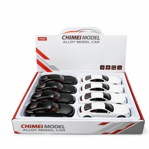 Masinuta Die-Cast Metal 22cm Cu Sunete Lumini Usi Deschise Culori Diferite - Img 2