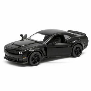 Masinuta metalica muscle car negru cu usi functionale scara 1:32