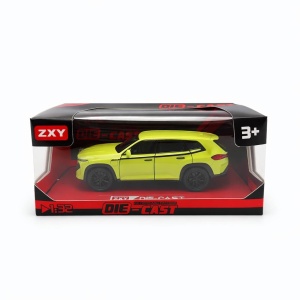 Masinuta SUV metalica verde cu lumini si sunete, usi functionale, 18 cm - Img 2