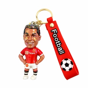 Set 12 Brelocuri Fotbaliști 9 cm – din Silicon Plastifiat, Diverse Modele - Img 2