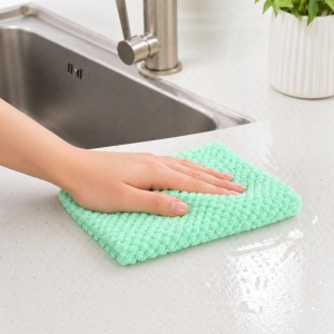 Set 5 prosoape bucătărie din microfibră 30x30 cm – ultra absorbante, uscare rapidă - Img 3