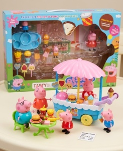 Set de joaca carut pentru copii cu figurine si accesorii din plastic multicolor - Img 2