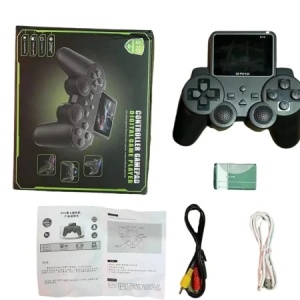 Consola portabila S10 Gamepad cu ecran si jocuri retro, conectare TV, 18x14.5cm - Img 3