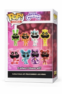 Figurina colectie tip POP, personaj amuzant Smiling Critters, model roz, cutie display inclusa - Img 2