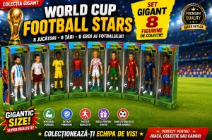 Figurina Fotbalist cu Minge in Cutie, 26x11x9.5 cm, Model Aleatoriu - Img 2