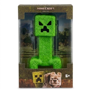 Figurina pixelata verde, personaj joc, model colectie, 33 cm
