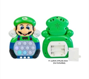 Joc interactiv pop it cu lumini si sunete, consola copii tip instalator verde - Img 2