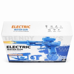 Pistol cu apa electric negru, jet continuu, rezervor mare, jucarie exterior - Img 3