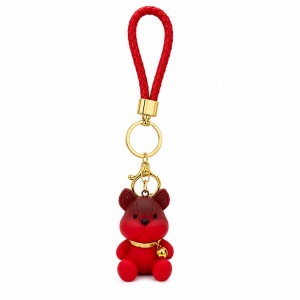 Set 12 Brelocuri Cățeluș 6 cm – Mix Culori, Accesorii pentru Chei, Ghiozdan și Geantă - Img 2