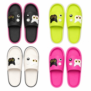 Set 12 Perechi Papuci Damă Casual cu Design Adorabil – Mix Culori Neon, Mărimi 36-41 - Img 2