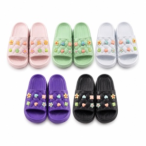 Set 12 Perechi Papuci Damă Casual cu Design Floral – Mix Culori, Mărimi 36-41 - Img 2