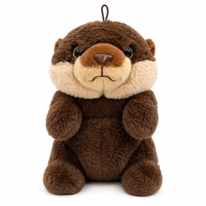 Set 6 animalute de plus parfumate 30 cm, iepure vidra urs panda jucarii moi - Img 3