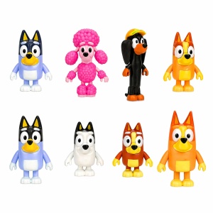 Set de 8 figurine cățel năzdrăvan, 20x28 cm, din plastic - Img 2