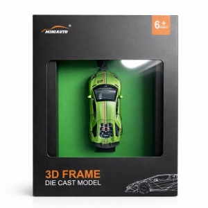 Tablou decorativ cu macheta masina sport 3D rama lemn - Img 5