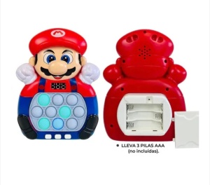 Joc interactiv pop it cu lumini si sunete, consola copii tip personaj clasic - Img 2