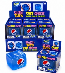 Jucărie Squishy Cub Albastru Anti-Stres – Cub Senzorial Moale și Elastic pentru Copii și Adulți - Img 2