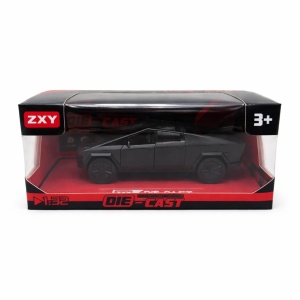 Masinuta pickup futurist aliaj metalic scara 1:32, neagra mata, design modern - Img 2