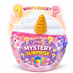 Ou surpriza unicorn mare cu accesorii si figurine, jucarie copii 3+ 27 cm - Img 2