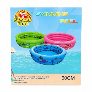 Piscina Gonflabilă pentru Copii Albastra 60 cm – Mini Piscină PVC pentru Joacă și Distracție - Img 2