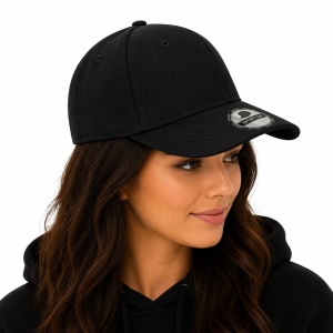 Sapca neagra reglabila unisex, stil casual simplu - Img 2