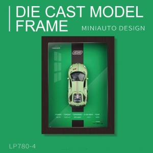 Tablou decorativ cu macheta masina sport 3D rama lemn - Img 2