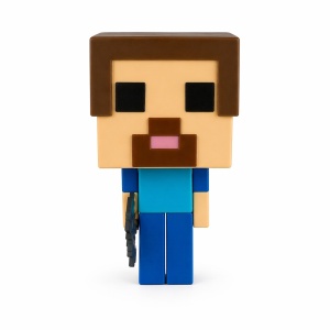 Figurină model Pixel 30 cm din plastic, design cubic - Img 2
