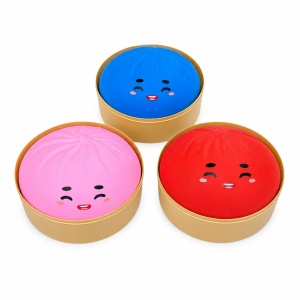 Jucărie Antistres Squishy Dumpling Gigant – Jucărie Moale, Elastică și Relaxantă - Img 2