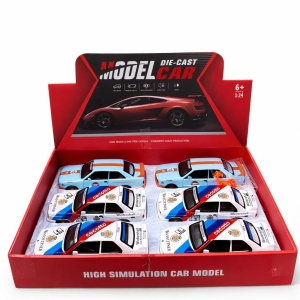 Masinuta Sport Die-Cast Metal 1:24 Culori Combinate Cu Sunete Lumini Usi Deschise 21cm - Img 2