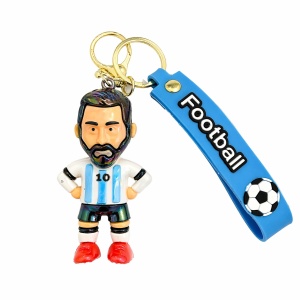 Set 12 Brelocuri Fotbaliști 9 cm – din Silicon Plastifiat, Diverse Modele - Img 3