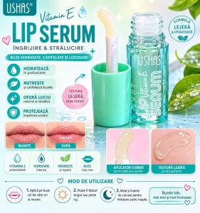 Set 24 Seruri de Buze Ushas cu Vitamina E – Hidratare Intensă, Luciu Natural și Îngrijire pentru Buze - Img 2