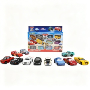 Set de Jucării Mașinuțe vesele, Multicolor, Colecție Interactivă, Plastic - Img 2