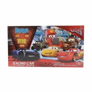 Set jucărie camion remorcă din plastic, roșu și galben - Img 3