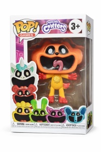 Figurina colectie tip POP, personaj Smiling Critters, model portocaliu, cutie display inclusa
